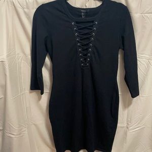 Forever 21 Mini Dress Low cut V neck